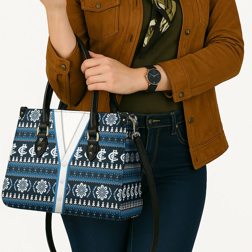 Blues Football Christmas Leather Bag Aboriginal Seamless Cardigan Inspired