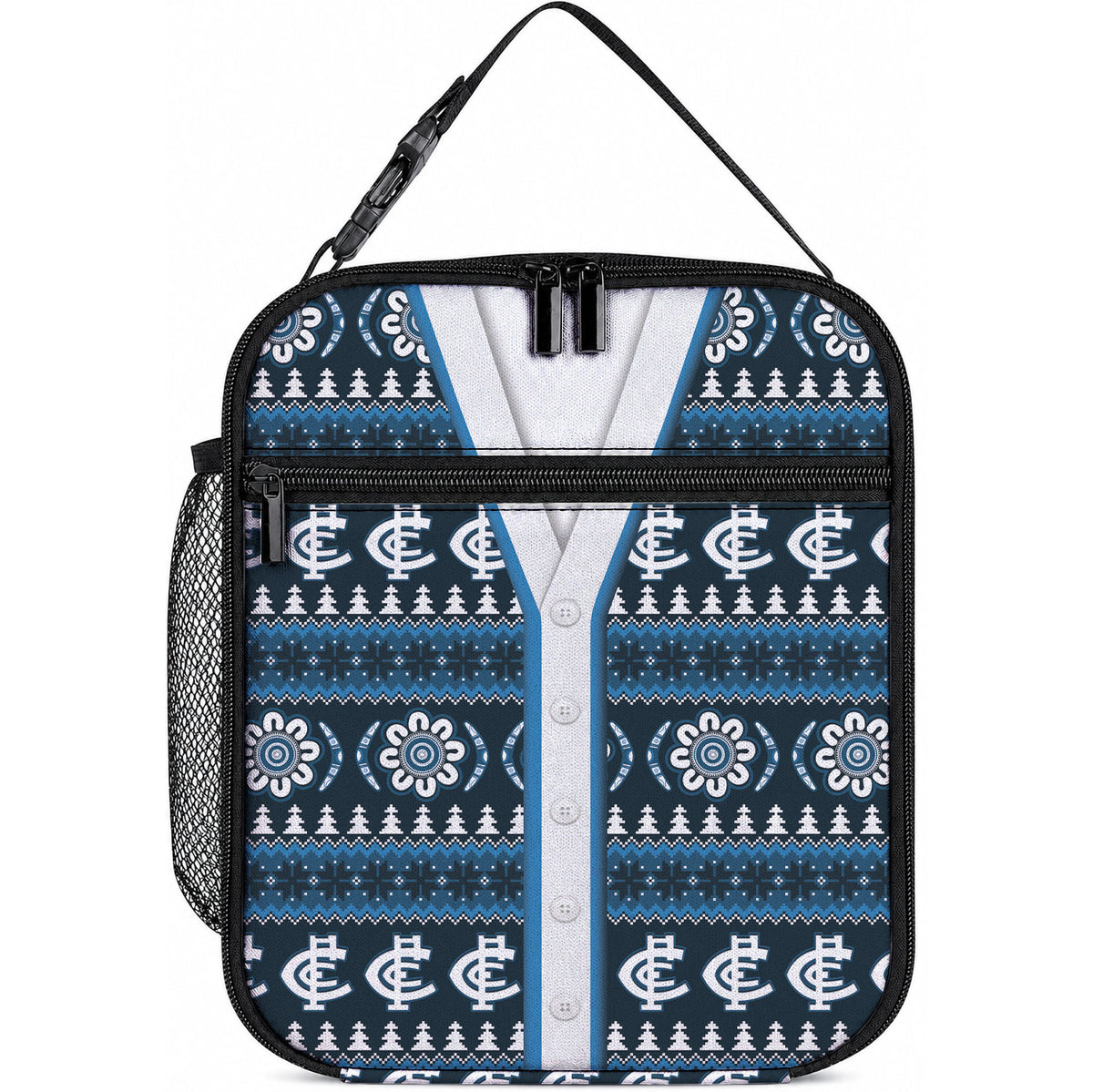 Blues Football Christmas Lunch Bag Aboriginal Seamless Cardigan Inspired