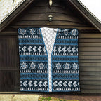 Blues Football Christmas Quilt Aboriginal Seamless Cardigan Inspired