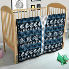 Blues Football Christmas Quilt Aboriginal Seamless Cardigan Inspired