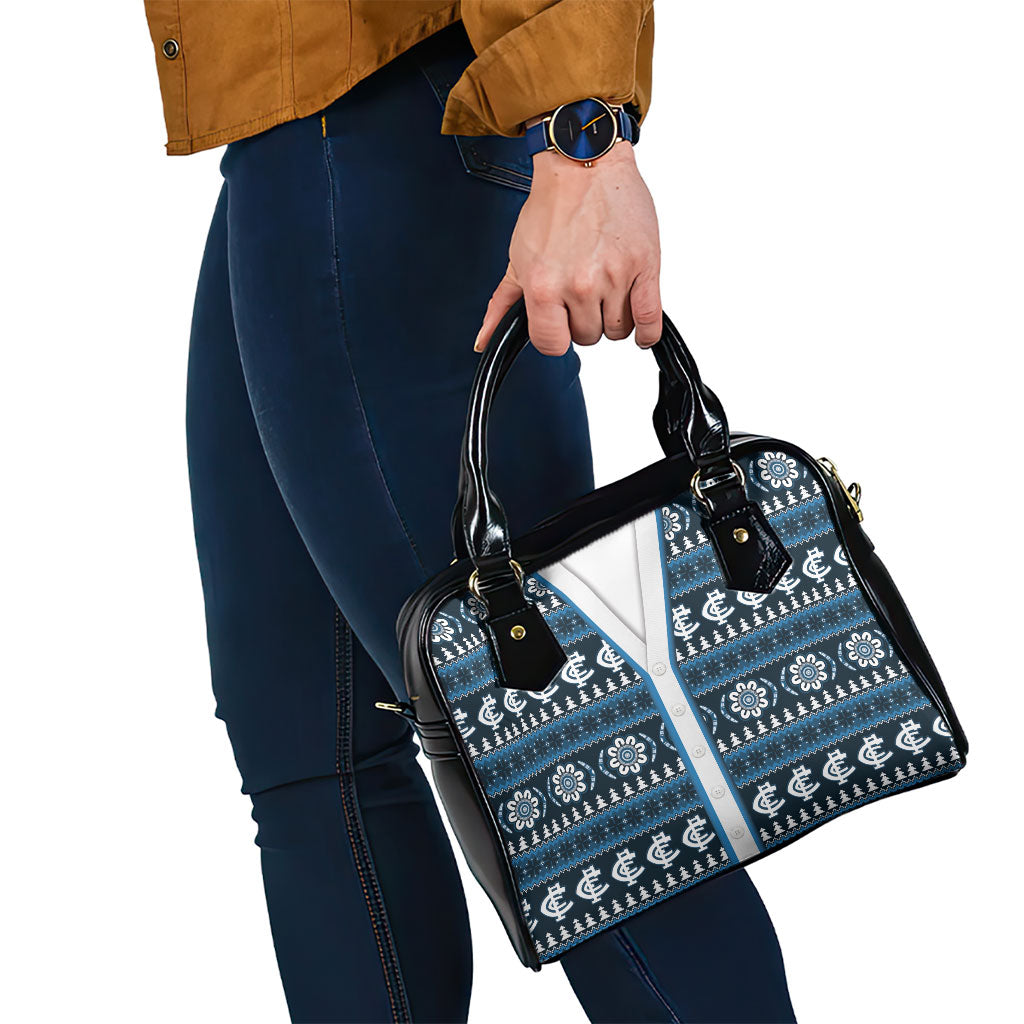 Blues Football Christmas Shoulder Handbag Aboriginal Seamless Cardigan Inspired