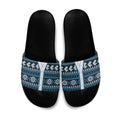 Blues Football Christmas Slide Sandals Aboriginal Seamless Cardigan Inspired