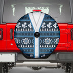 Blues Football Christmas Spare Tire Cover Aboriginal Seamless Cardigan Inspired