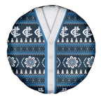 Blues Football Christmas Spare Tire Cover Aboriginal Seamless Cardigan Inspired