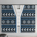 Blues Football Christmas Window Curtain Aboriginal Seamless Cardigan Inspired