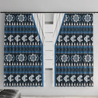 Blues Football Christmas Window Curtain Aboriginal Seamless Cardigan Inspired