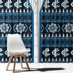 Blues Football Christmas Window Curtain Aboriginal Seamless Cardigan Inspired