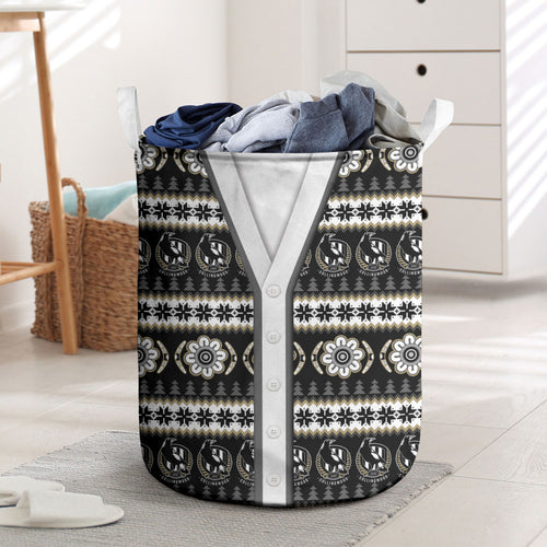 Collingwood Football Christmas Laundry Basket Aboriginal Seamless Cardigan Inspired