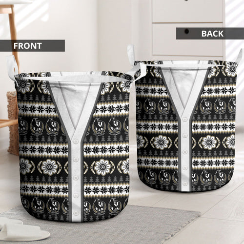 Collingwood Football Christmas Laundry Basket Aboriginal Seamless Cardigan Inspired