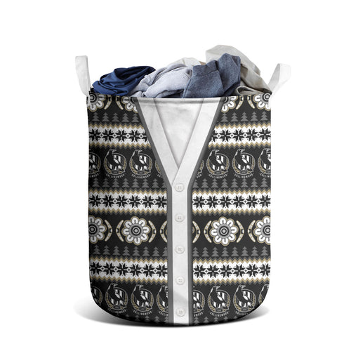 Collingwood Football Christmas Laundry Basket Aboriginal Seamless Cardigan Inspired