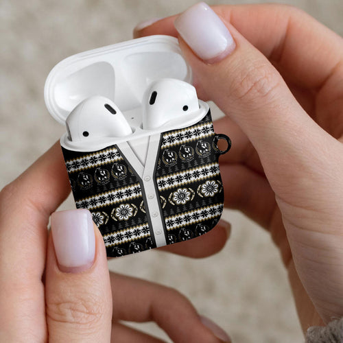 Collingwood Football Christmas AirPods Case Aboriginal Seamless Cardigan Inspired