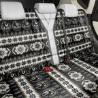 Collingwood Football Christmas Back Car Seat Cover Aboriginal Seamless Cardigan Inspired