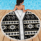 Collingwood Football Christmas Beach Blanket Aboriginal Seamless Cardigan Inspired