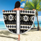 Collingwood Football Christmas Beach Blanket Aboriginal Seamless Cardigan Inspired