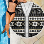 Collingwood Football Christmas Beach Blanket Aboriginal Seamless Cardigan Inspired