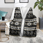 Collingwood Football Christmas Blanket Aboriginal Seamless Cardigan Inspired