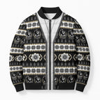 Collingwood Football Christmas Bomber Puffer Jacket Aboriginal Seamless Cardigan Inspired
