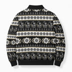Collingwood Football Christmas Bomber Puffer Jacket Aboriginal Seamless Cardigan Inspired