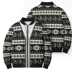 Collingwood Football Christmas Bomber Puffer Jacket Aboriginal Seamless Cardigan Inspired