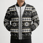 Collingwood Football Christmas Bomber Puffer Jacket Aboriginal Seamless Cardigan Inspired