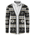 Collingwood Football Christmas Button Sweatshirt Aboriginal Seamless Cardigan Inspired