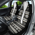 Collingwood Football Christmas Car Seat Cover Aboriginal Seamless Cardigan Inspired