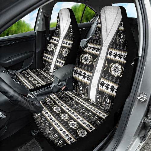 Collingwood Football Christmas Car Seat Cover Aboriginal Seamless Cardigan Inspired
