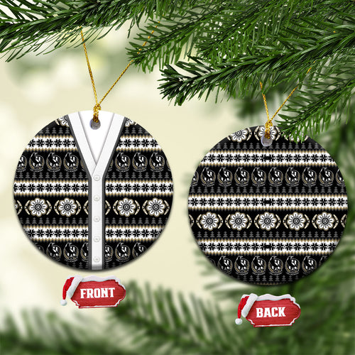 Collingwood Football Christmas Ceramic Ornament Aboriginal Seamless Cardigan Inspired