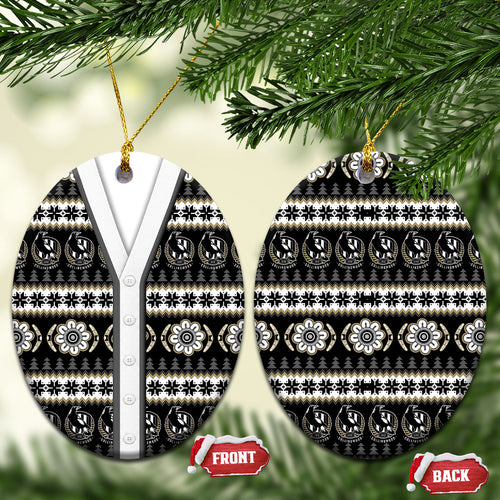 Collingwood Football Christmas Ceramic Ornament Aboriginal Seamless Cardigan Inspired