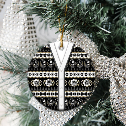 Collingwood Football Christmas Ceramic Ornament Aboriginal Seamless Cardigan Inspired