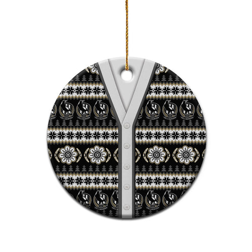 Collingwood Football Christmas Ceramic Ornament Aboriginal Seamless Cardigan Inspired