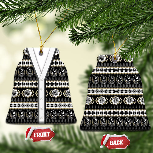 Collingwood Football Christmas Ceramic Ornament Aboriginal Seamless Cardigan Inspired