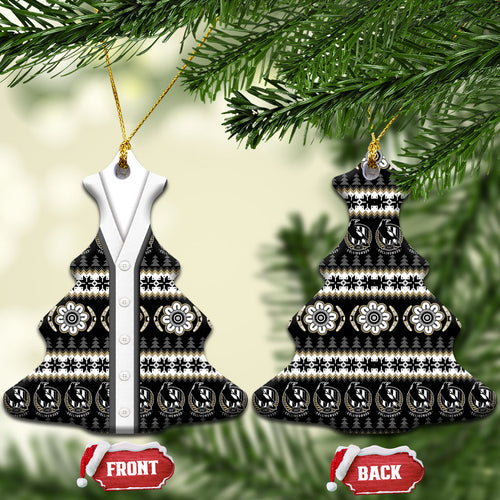 Collingwood Football Christmas Ceramic Ornament Aboriginal Seamless Cardigan Inspired