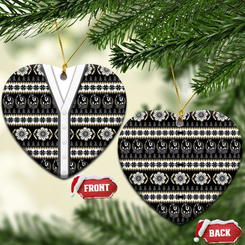 Collingwood Football Christmas Ceramic Ornament Aboriginal Seamless Cardigan Inspired