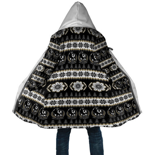 Collingwood Football Christmas Cloak Aboriginal Seamless Cardigan Inspired