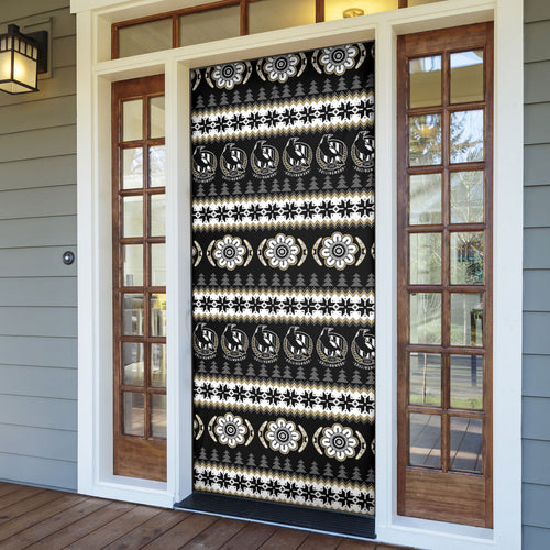 Collingwood Football Christmas Door Cover Aboriginal Seamless Cardigan Inspired