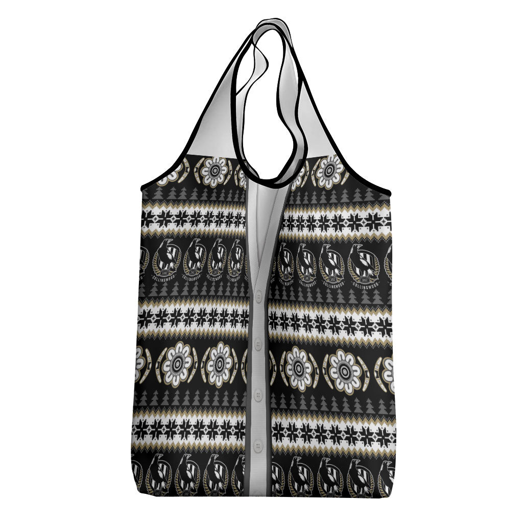 Collingwood Football Christmas Grocery Bag Aboriginal Seamless Cardigan Inspired