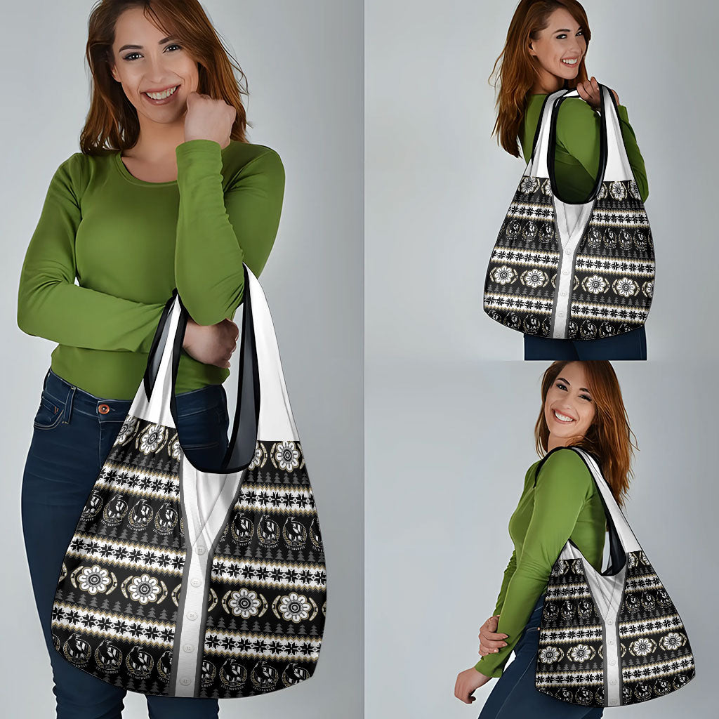 Collingwood Football Christmas Grocery Bag Aboriginal Seamless Cardigan Inspired