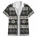 Collingwood Football Christmas Hawaiian Shirt Aboriginal Seamless Cardigan Inspired