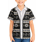 Collingwood Football Christmas Hawaiian Shirt Aboriginal Seamless Cardigan Inspired