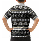 Collingwood Football Christmas Hawaiian Shirt Aboriginal Seamless Cardigan Inspired