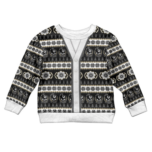 Collingwood Football Christmas Kid Ugly Christmas Sweater Aboriginal Seamless Cardigan Inspired