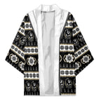 Collingwood Football Christmas Kimono Aboriginal Seamless Cardigan Inspired