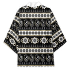 Collingwood Football Christmas Kimono Aboriginal Seamless Cardigan Inspired