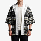 Collingwood Football Christmas Kimono Aboriginal Seamless Cardigan Inspired