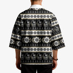 Collingwood Football Christmas Kimono Aboriginal Seamless Cardigan Inspired