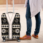 Collingwood Football Christmas Luggage Cover Aboriginal Seamless Cardigan Inspired