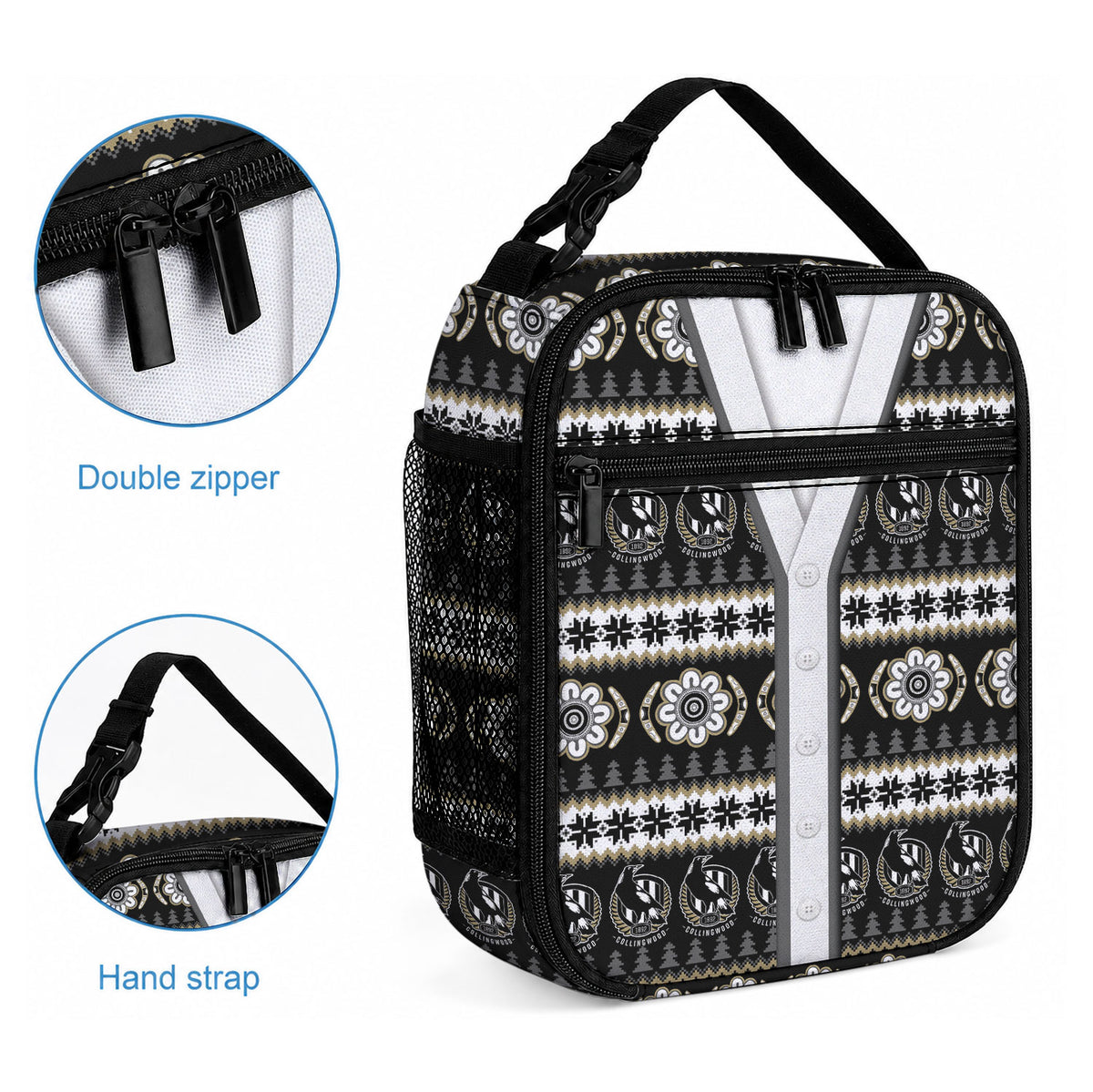 Collingwood Football Christmas Lunch Bag Aboriginal Seamless Cardigan Inspired