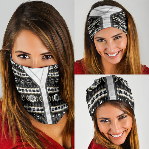 Collingwood Football Christmas Neck Gaiter Aboriginal Seamless Cardigan Inspired