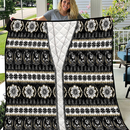 Collingwood Football Christmas Quilt Aboriginal Seamless Cardigan Inspired